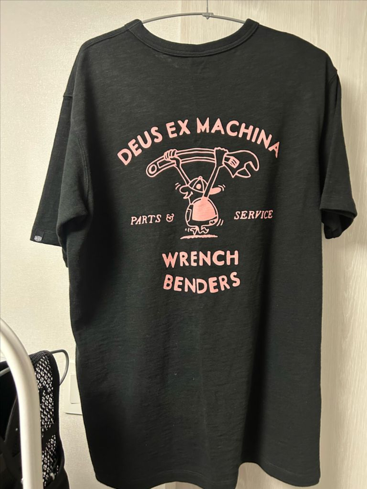 데우스 엑스 마키나 Wrench Benders 티셔츠 블랙 M 이미지