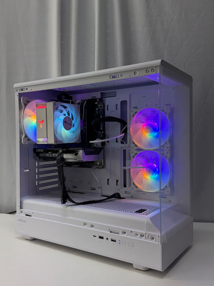 가성비 본체 라이젠5600 RTX5050 8GB 게이밍 조립 컴퓨터 데스크탑 이미지