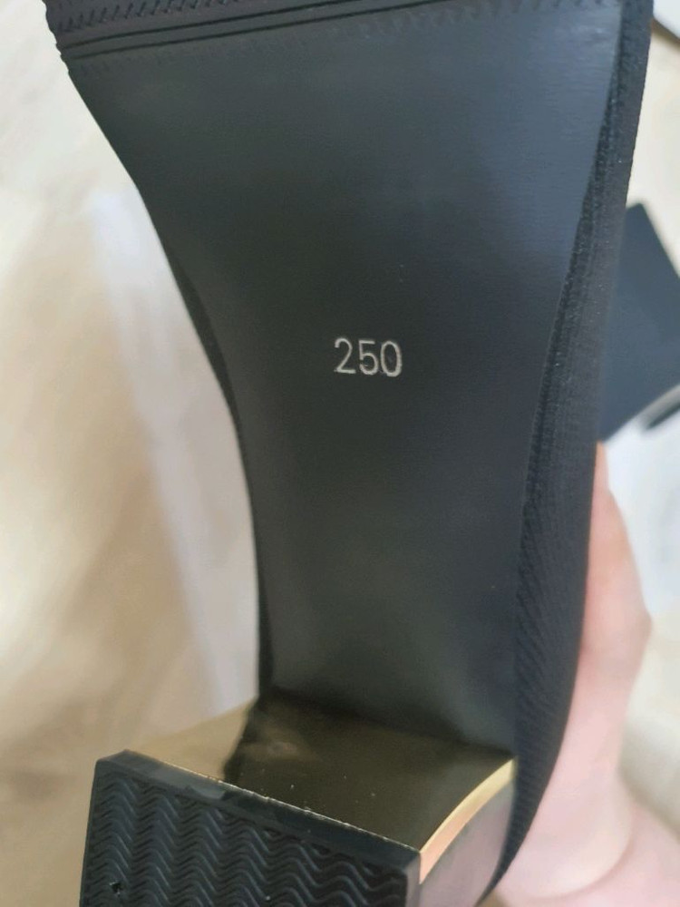(네고가능)여성 새상품 검정250 워커부츠(상태양호) 이미지