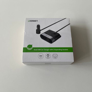 UGREEN Car Charger 120W 차량 듀얼 시거잭 USB-C PD/USB-A 충전기 미개봉 새제품 이미지