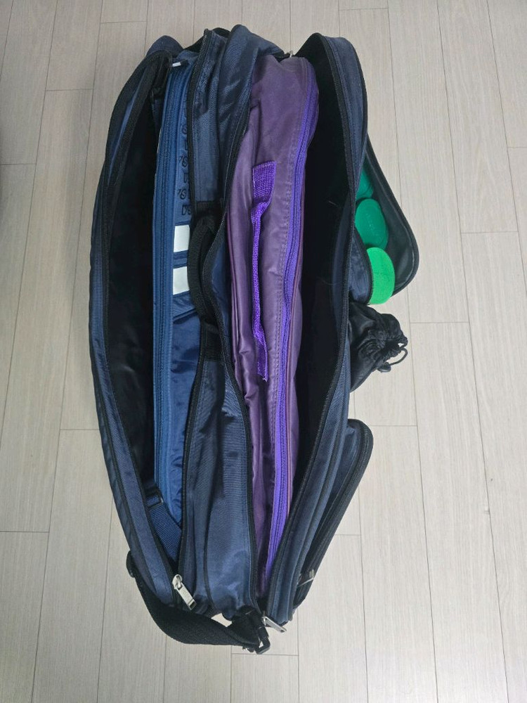 바볼락테니스라켓 한일테니스라켓 가방 공8개 오버그립18개 그립고무줄10개 이미지