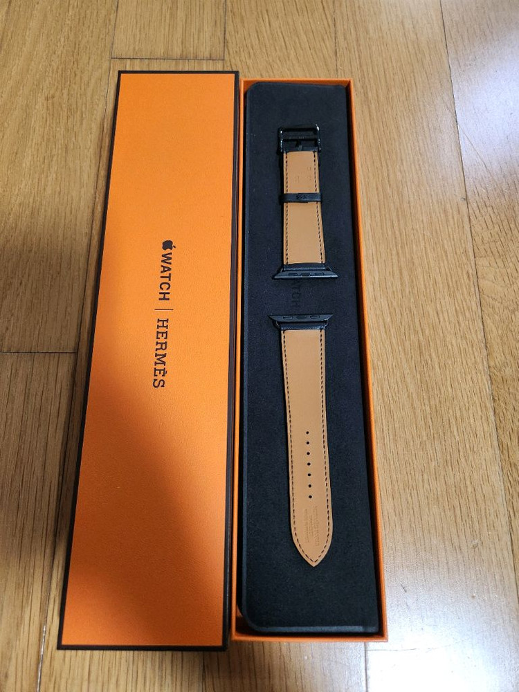 (미사용)애플워치 에르메스 정품 스트랩 2종 이미지