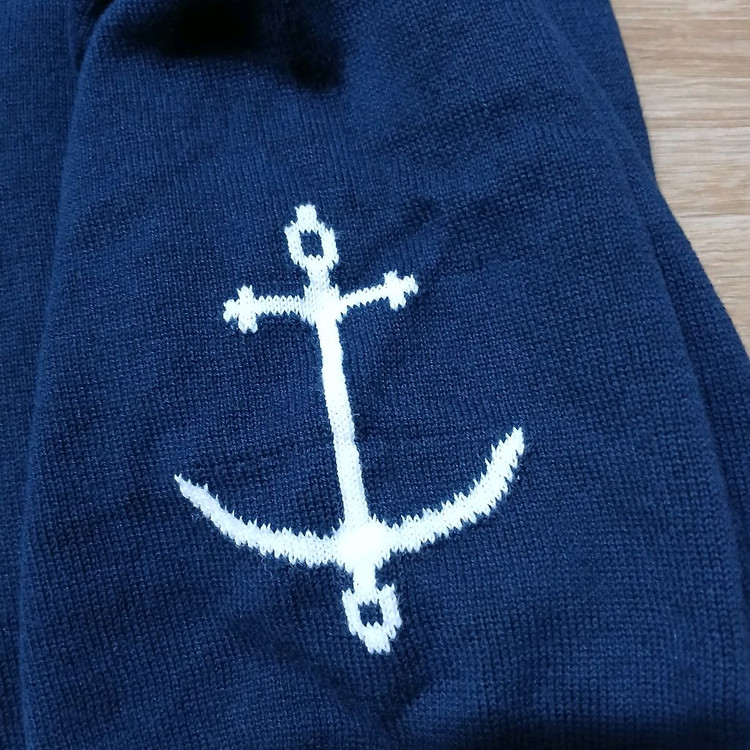 Guernsey 건지울른스 반팔 니트 카라 이미지