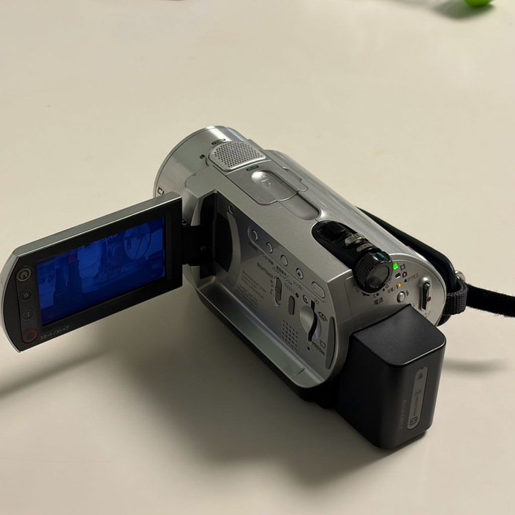 희귀)소니 Sony DCR-SR300 실버 빈티지 캠코더 이미지