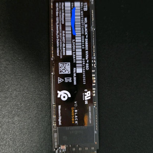 WD BLACK SN850X 1TB 민트급 AS30년 NVMe SSD 이미지