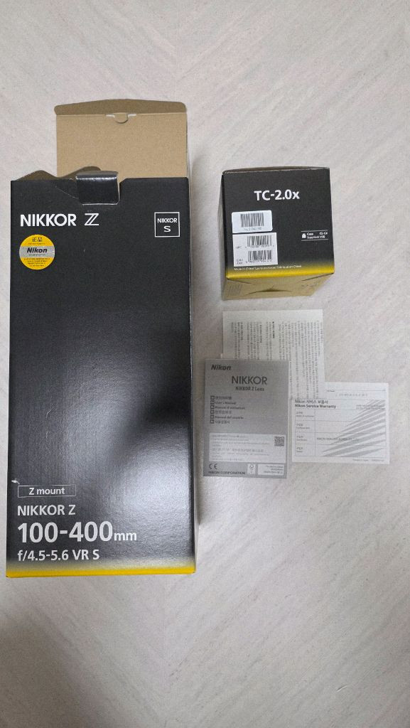 z 100-400mm F4.5-5.6 망원 줌렌즈 2x텔레컨버터 포함 이미지