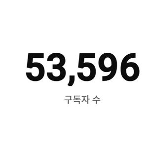 유튜브 채널 구독자 5만명 채널 판매 이미지