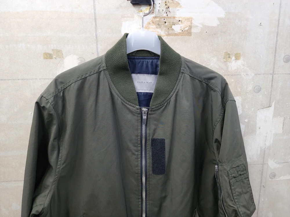 (XL)자라 정품 남성 춘추 항공 점퍼/ XL size/상태우수 이미지