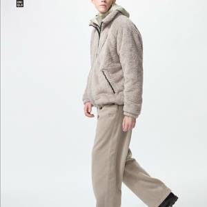 유니클로 니들스 콜라보 후리스와이드팬츠 (베이지/3XL) 이미지