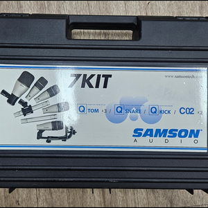 샘슨(SAMSON) 7KIT 중고 드럼 마이크 7개 풀세트 이미지
