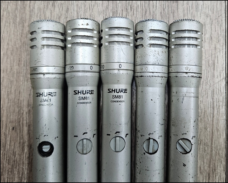 슈어(SHURE) SM81 중고 스튜디오 악기용 콘덴서 마이크 (신형/구형) 이미지