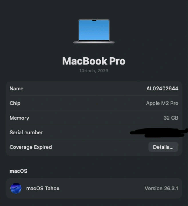 맥북프로 14인치 M2 Pro 32GB 스페이스 그레이 이미지