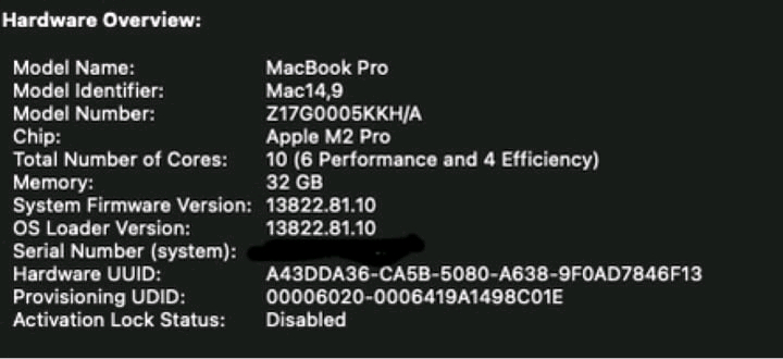 맥북프로 14인치 M2 Pro 32GB 스페이스 그레이 이미지