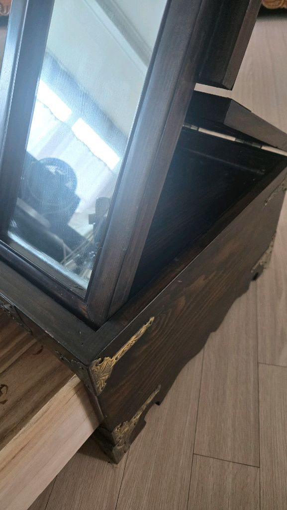 화장대 앉은뱅이 수납함 이미지