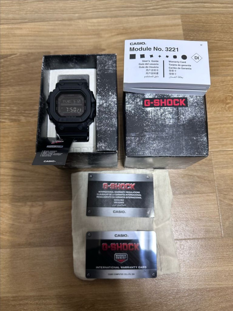 카시오 지샥 GX-56BB-1DR 블랙 풀박스 미사용 이미지