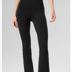 (새제품) Alo yoga 알로요가 Airbrush High-Waist 7/8 Bootcut Legging 블랙 이미지