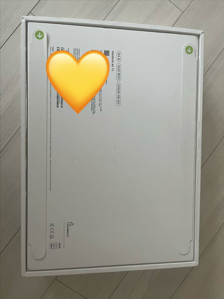 애플 맥북 에어 13인치 M4 16/256GB 실버 이미지