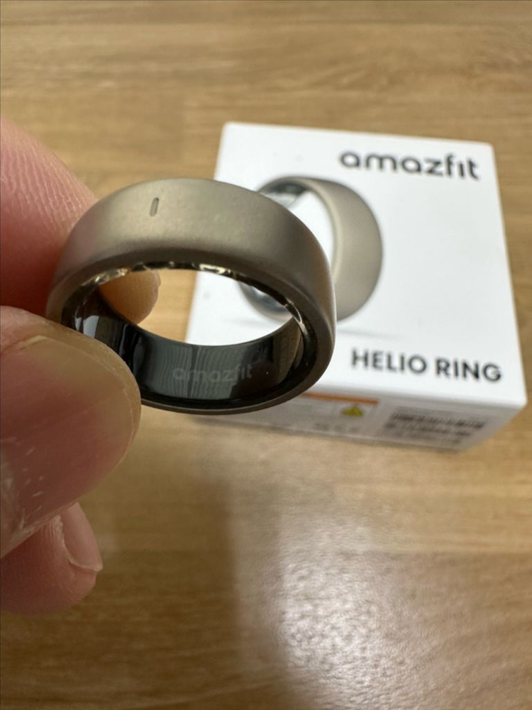 Amazfit Helio 스마트링 사이즈 10 티타늄 이미지