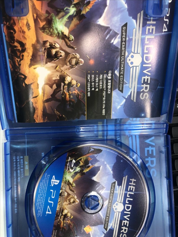 Ps4 cd 헬다이버즈 8천원 이미지