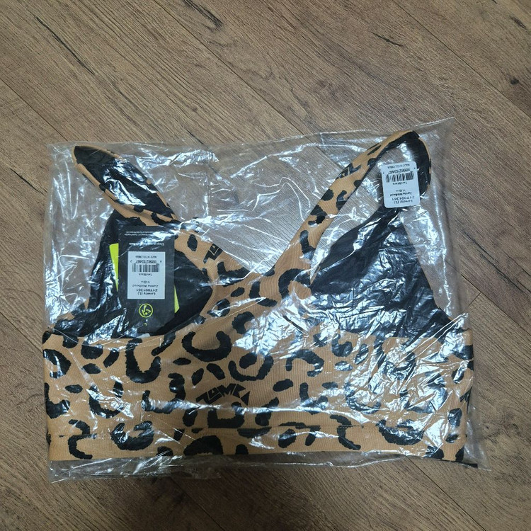 줌바 호피 브라 L 새상품 줌바웨어 이미지