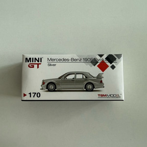 MINI GT 벤츠 190E Evolution 실버 미니지티 핫휠 이미지