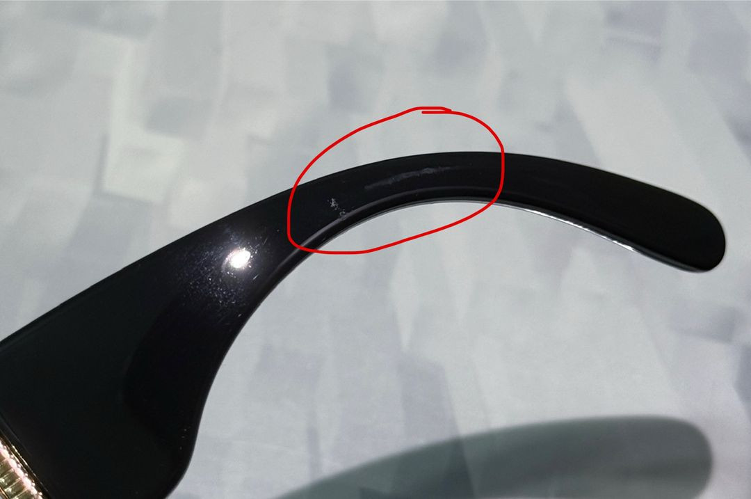 베르사체 메두사 비기 선글라스 블랙/금장 이미지
