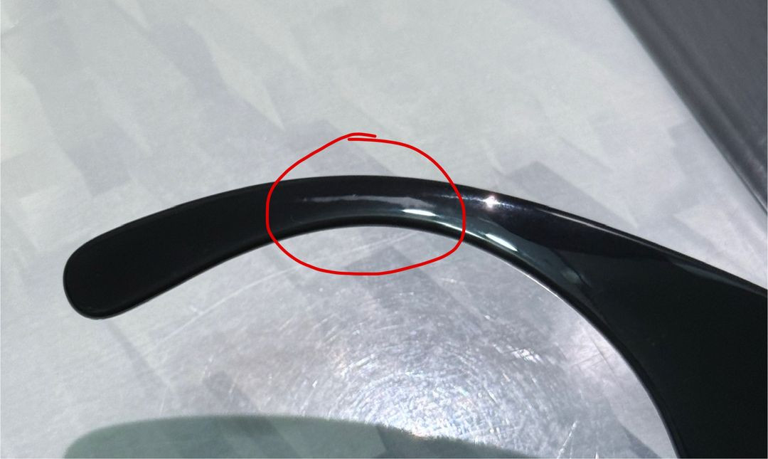 베르사체 메두사 비기 선글라스 블랙/금장 이미지