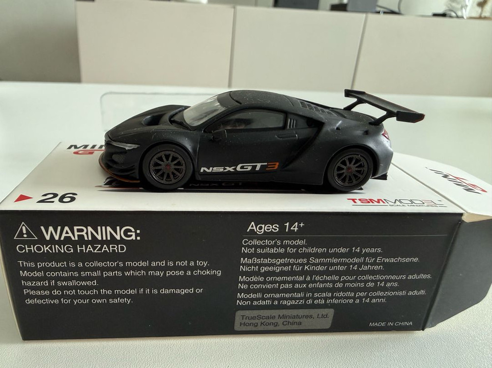 MINI GT 아큐라 NSX GT3 미니지티 핫휠 이미지