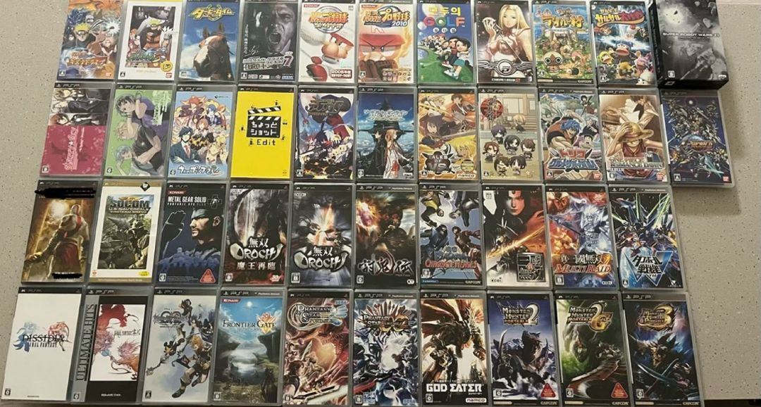 psp 3005 + 노중복 게임 49종 이미지