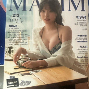 박민정 맥심 잡지 이미지