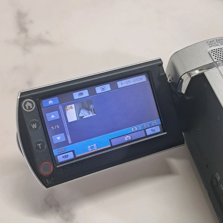 소니 40GB Hdd 캠코더 DCR-SR46 빈티지 핸디캠 이미지