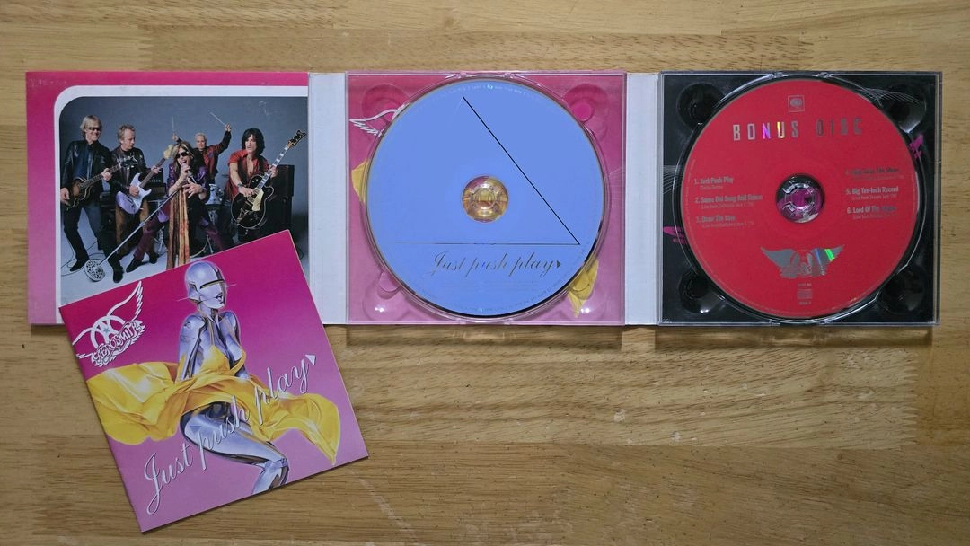 CD 음반 Aerosmith 에어로스미스 - Just Push Play 2CD 이미지