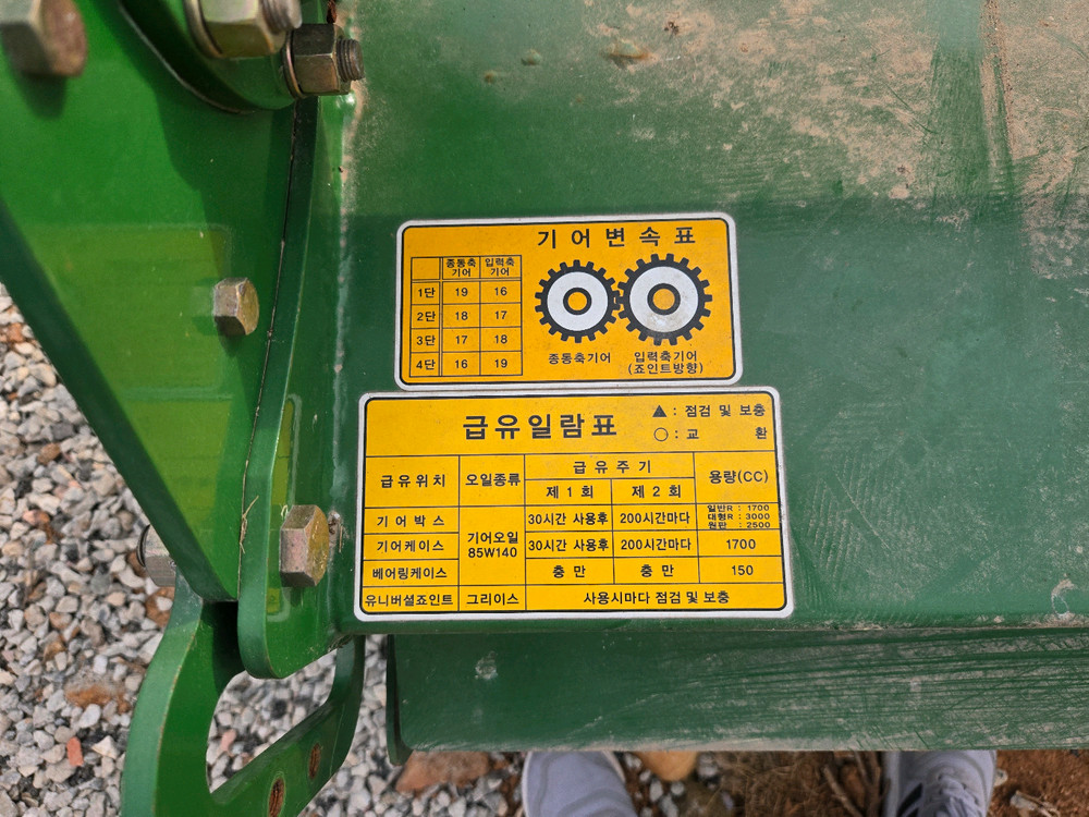 사용하지 않은 트랙터 로타리 로타베이터 이미지