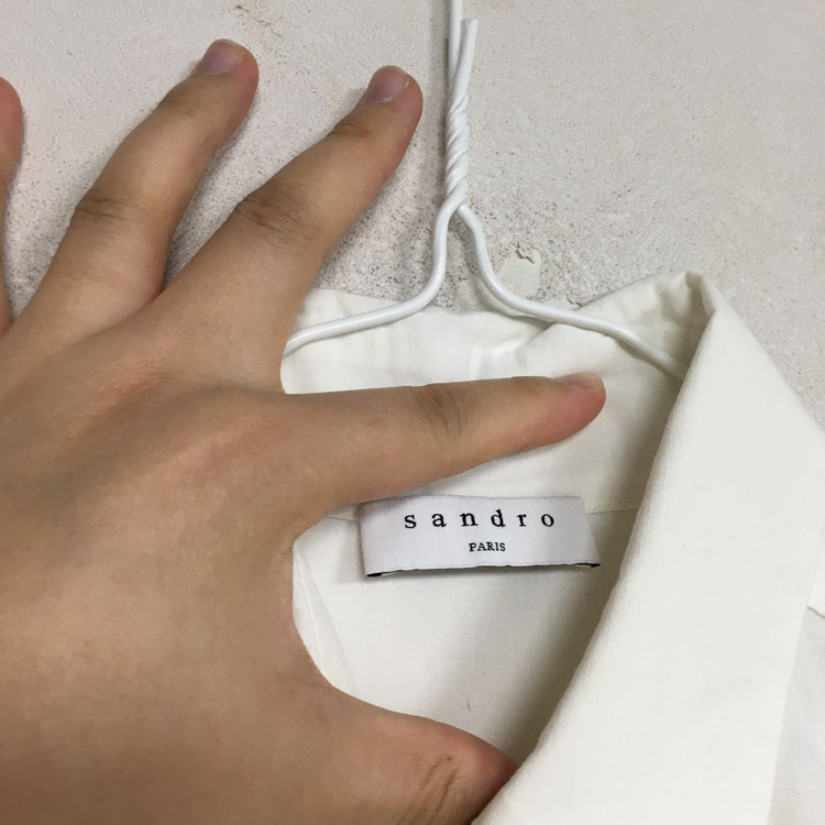 SANDRO 산드로 린넨 셔츠 블라우스 2 이미지