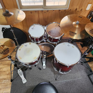 Gretsch Catalina Maple 5pcs + Sabian AAX 드럼 풀세트 팝니다. 이미지
