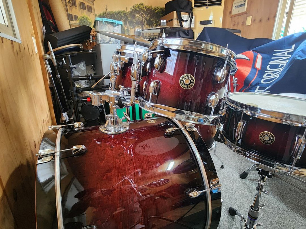 Gretsch Catalina Maple 5pcs + Sabian AAX 드럼 풀세트 팝니다. 이미지