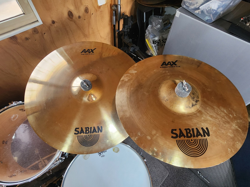 Gretsch Catalina Maple 5pcs + Sabian AAX 드럼 풀세트 팝니다. 이미지