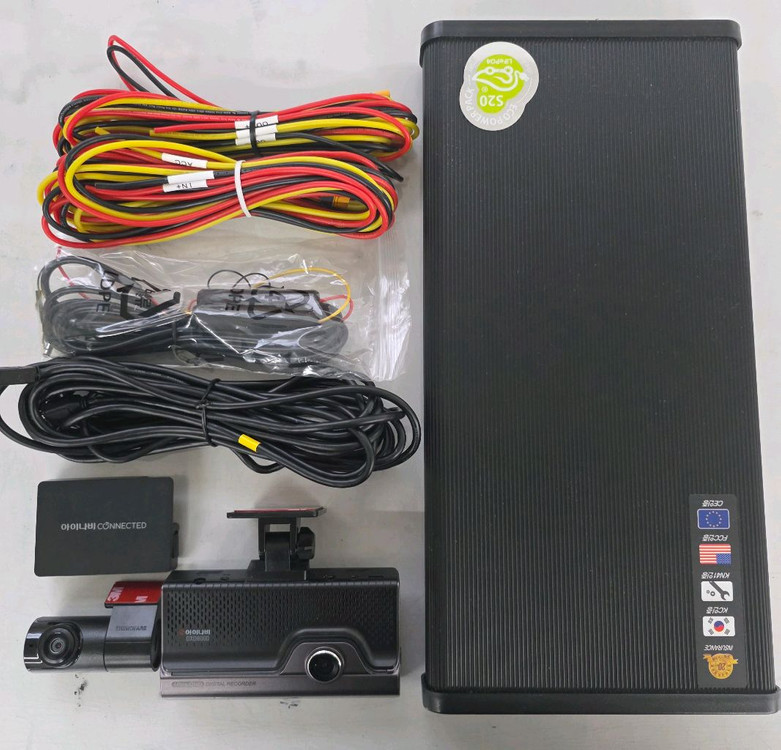 아이나비 QXD8000,128기가,커넥티드 프로 플러스,에코파워팩 S20 보조배터리 풀세트 블랙박스(설치도 가능) 이미지