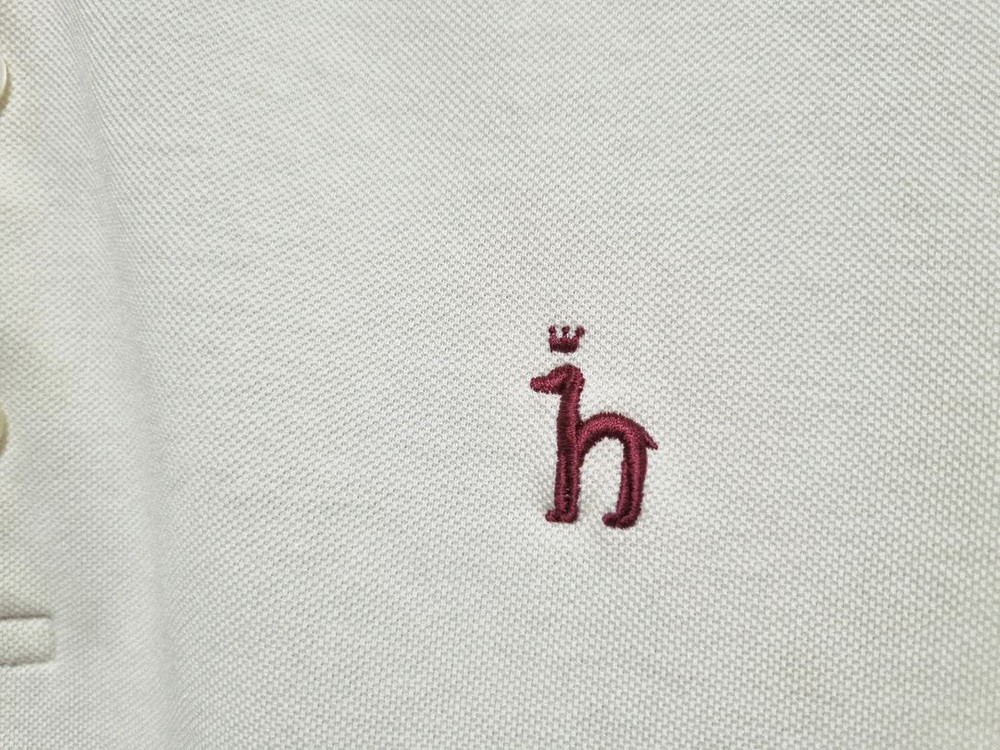 남성 헤지스 골프 폴리에스터 코튼 혼방 반팔 카라 티 티셔츠 이미지