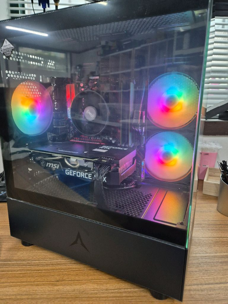 AMD라이젠5 5600X RTX3060TI 조립 고사양 게이밍 PC 이미지