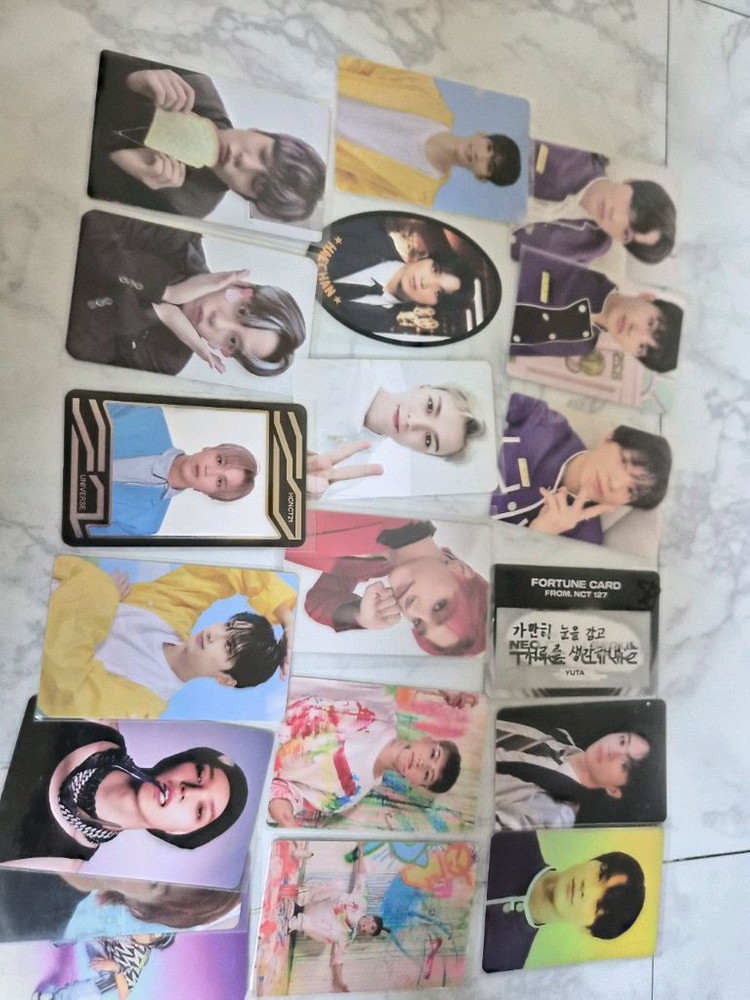 아이돌 포카 일괄 탈덕 처분판매 엔시티드림 엔시티127 세븐틴 에이티즈 일괄판매 포카 특전 럭드 해찬 이미지