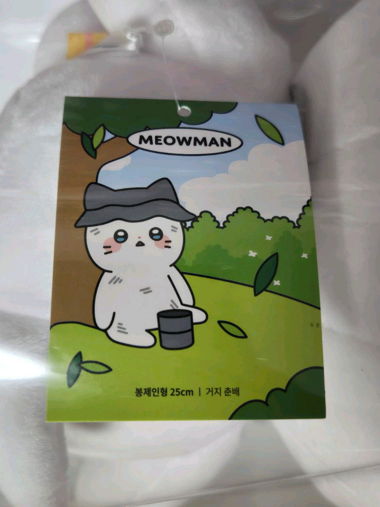 [새상품]냐한남자 춘배 거지춘배 중형인형25cm 이미지