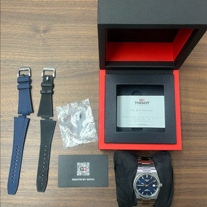 티쏘 PRX 파워매틱 80 블루 다이얼 40mm 풀박스 이미지