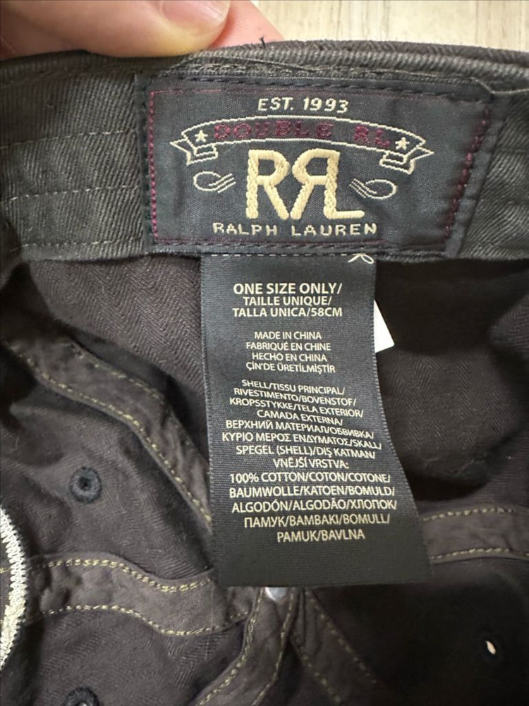 RRL 더블알엘 볼캡 블랙 이미지