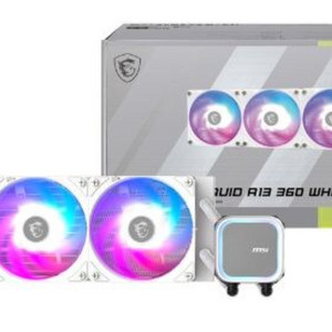 360mm 화이트 수냉쿨러 / MSI MAG 코어리퀴드 A13 360 (화이트) 이미지