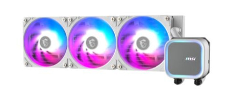 360mm 화이트 수냉쿨러 / MSI MAG 코어리퀴드 A13 360 (화이트) 이미지