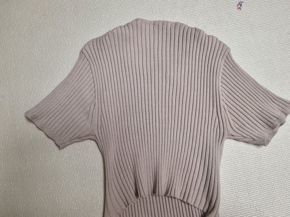 시에 에이프런 오픈랩 원피스 페일핑크 속치마 x 이미지
