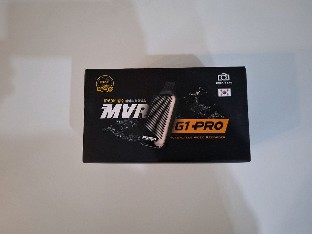 지넷 MVR G1-PRO 오토바이 블랙박스 새상품입니다 이미지
