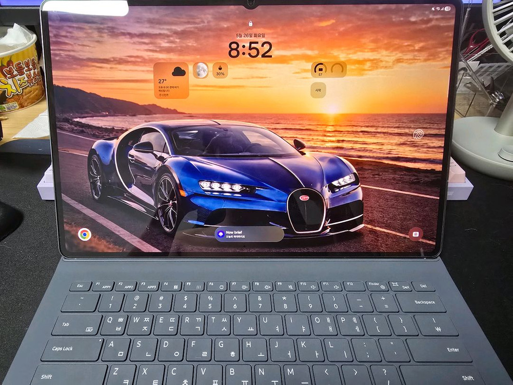 갤럭시탭S11 울트라, 갤럭시탭S11 Ultra 5g(SS급)(데이터,셀룰러), 512gb + 키보드포함 이미지