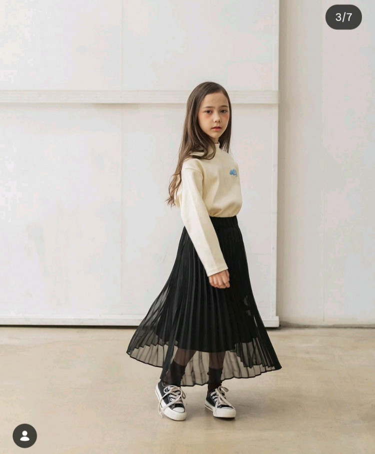 수아비 여아 플리츠 스커트 S-M 이미지